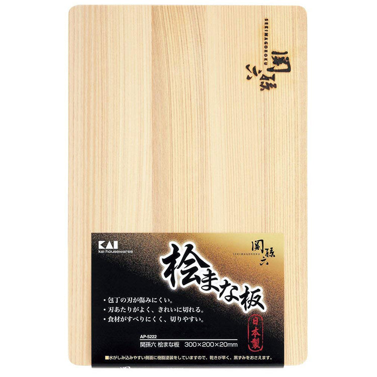 KAI Seki Magoroku Cypress Cutting Board 300 x 200 000AP5222