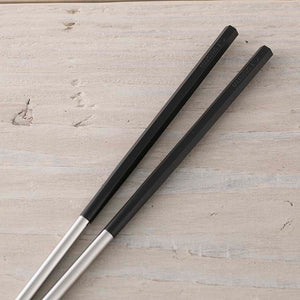 KAI SELECT100 Stainless Steel Chopsticks Black 33cm