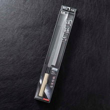 Muat gambar ke penampil Galeri, KAI Sekimagoroku Kinju Honko Kitchen Knife Sashimi Japanese Kitchen Knife Made In Japan Silver 240mm 
