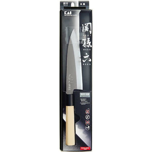 KAI Sekimagoroku Kinju Honko Kitchen Knife Boat-type Japanese Kitchen Knife Made In Japan Silver 165mm 