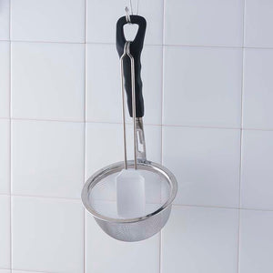 KAI SELECT100 Misokoshi Miso Strainer Ladle with Silicon Spatula