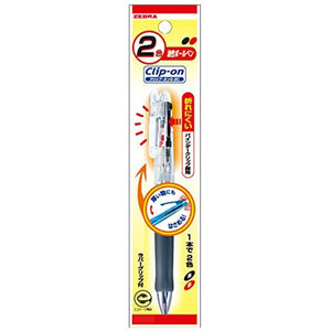 Zebra 2-color Oil-based Ballpoint Pen Clip-on G 2
