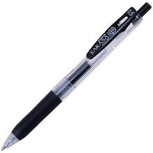 将图片加载到图库查看器，Zebra Gel Ballpoint Pen SARASA Clip  0.5 Black 5 Pcs
