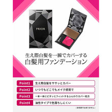 Cargar imagen en el visor de la galería, Shiseido Prior Hair Foundation Brown Foundation 3.6g
