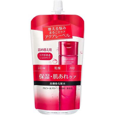 Shiseido AQUALABEL Balance Care Lotion RM Refill 180ml (Quasi-drug) Japan Rich Moisturizing Dry Rough Skin Care