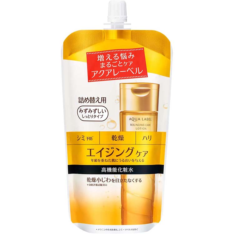 Shiseido AQUALABEL Bouncing Care Lotion M Refill 180ml (Quasi-drug) Japan Anti-aging Moisturizing Beauty Skin Care