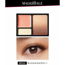 画像をギャラリービューアに読み込む, Shiseido MAQuillAGE Dramatic Styling Eyes S Eye Shadow BE233 Caramel Milk Tea 4g
