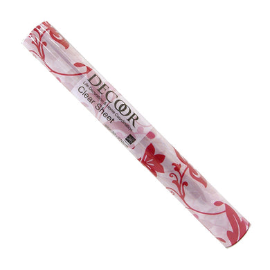 [Made in Japan]  DECOOR Clear Sheet Fiore Red