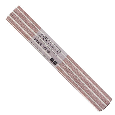 [Made in Japan]  DECOOR Interior Cloth Table Runner Natural Stripe Red