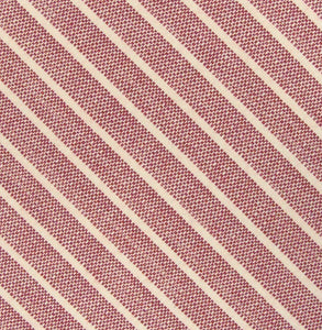 [Made in Japan]  DECOOR Interior Cloth Table Runner Natural Stripe Red