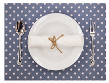 Muat gambar ke penampil Galeri, [Made in Japan]  DECOOR Interior Cloth Table Runner Point Dots Blue
