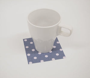 [Made in Japan]  DECOOR Interior Cloth Table Runner Point Dots Blue