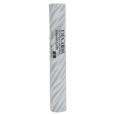 [Made in Japan]  DECOOR Interior Cloth Table Runner Animal Zebra Grey