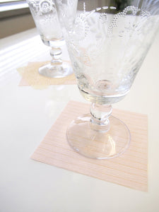 [Made in Japan]  DECOOR Interior Cloth Table Runner Ram Line Pink