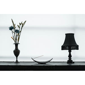 Kayuragi Incense & Mini Ceramic Holder Mixed Set - Aloeswood, Cherry Blossom, Sandalwood 45 Sticks