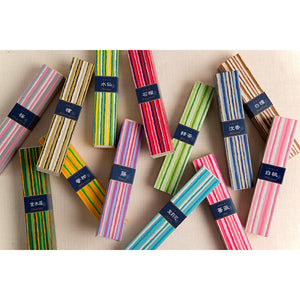 Kayuragi Incense & Mini Ceramic Holder Mixed Set - Aloeswood, Cherry Blossom, Sandalwood 45 Sticks