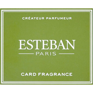 Esteban Card Fragrance Green Note