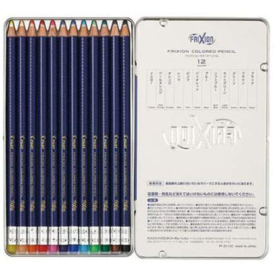 Frixion-color Pencil Friction Colored Pencils 12-color Set