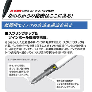 Mitsubishi Pencil 3-color Ballpen Jet Stream 0.5mm