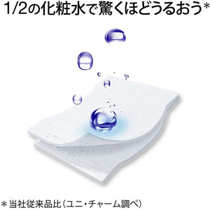 Silcot Uruuru Cotton Facial Sponge Sheet 40 Pieces Japan Cotton Pad 50% Reduce Toner Use