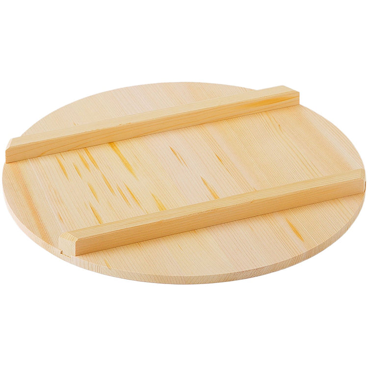 IKEGAWA Wood Sushi Rice Tub Lid 36cm Kiso Cypress Wood