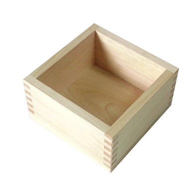 Japanese Cypress Wooden Box Square Food Drink Five Type