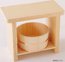 画像をギャラリービューアに読み込む, IKEGAWA Wood Cypress Bath Use Tub (Small) Copper Hoop
