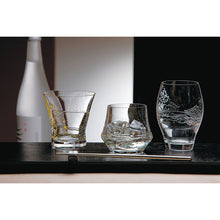 Laden Sie das Bild in den Galerie-Viewer, Toyo Sasaki Glass Tumbler Shochu Pastime Silver Cup Glass Approx. 345ml HG501-14S
