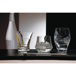 Toyo Sasaki Glass Tumbler Shochu Pastime Silver Cup Glass Approx. 345ml HG501-14S