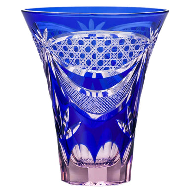 Toyo Sasaki Glass  Glass  Tumbler Ayaka Cut Glass Sky Blue Azure Blue  Approx. 300ml HG230-19BL