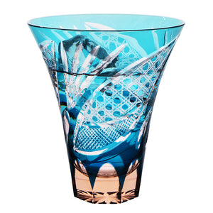 Toyo Sasaki Glass  Glass  Tumbler Ayaka Cut Glass Green Approx. 300ml HG230-21GR