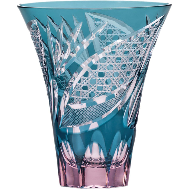 Toyo Sasaki Glass  Glass  Tumbler Ayaka Cut Glass Green Approx. 300ml HG230-21GR