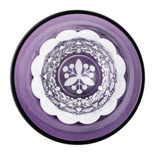 Load image into Gallery viewer, Toyo Sasaki Glass Cold Sake Glass  Yachiyo Cut Glass KaleidoscopeCup Nanten Pattern Made in Japan Purple Approx. 85ml LS19759SP-C694-S4
