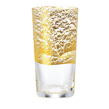 Muat gambar ke penampil Galeri, Toyo Sasaki Glass Tumbler Edo Glass Gold Glass Cold Sake Cup Ginjo Sky Gold Approx. 130ml 10893
