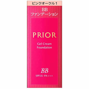 Shiseido Prior Beauty Gloss BB Gel Cream n BB Cream Pink Ocher 1 Slightly Brighter than Reddish 30g