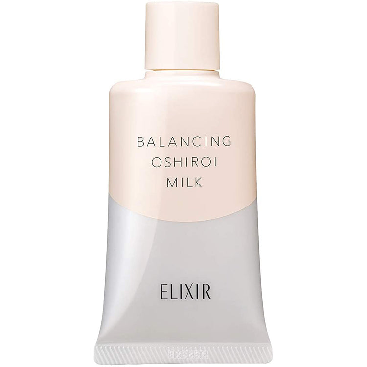 Elixir Oshiroi Balancing White Milk C Emulsion SPF50 + PA ++++ 35g, Brightening Radiant Skincare Sunscreen