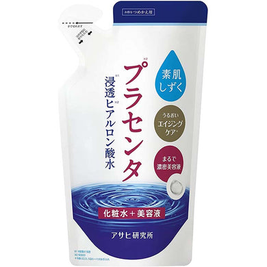 Suhada Shizuku Bare Skin Dew Drop Placenta Hyaluronic Acid Moisturizing Face Beauty Lotion (for refill) 180ml