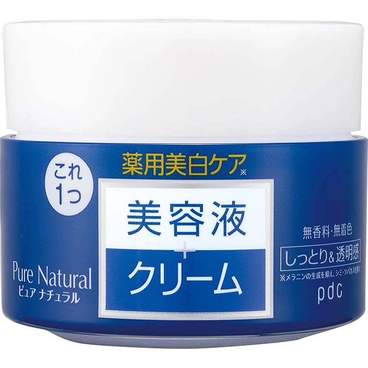 Pure Natural Cream Essence White 100g Japan Collagen Moisturizing Brightening Skin Care Blemish Prevention