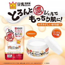 将图片加载到图库查看器，Nameraka Honpo All-in-One Glazed Concentrated Gel Extra Moisturizing Bouncy Skin Care Refill 100g
