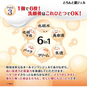 Nameraka Honpo All-in-One Glazed Concentrated Gel Extra Moisturizing Bouncy Skin Care Refill 100g