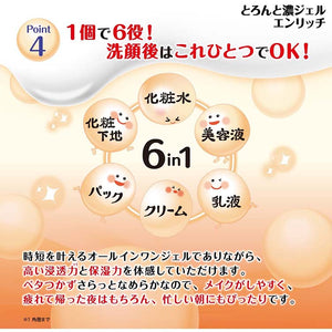Nameraka Honpo Glazed Concentrated All-in-One Gel Enrich High Hydration Moisturizer 100g Refill