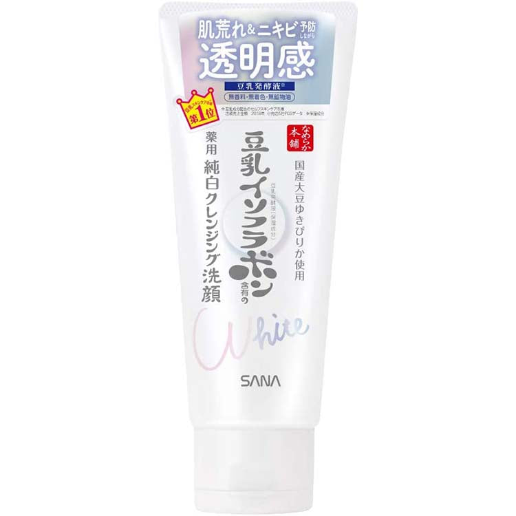 Nameraka Honpo Fermented Soy remedy Cleansing Face Wash N 150g Clear Whitening Hydration Skincare