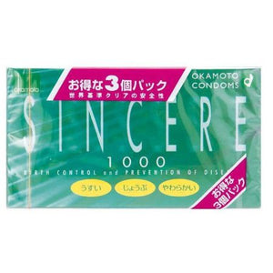 Condoms Sincere 1000 12 pcs * 3 Packs