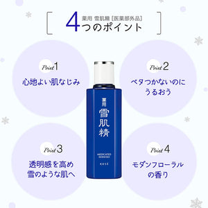 Kose Medicated Sekkisei Big Bottle 360 Lotion Japan Moisturizing Whitening Beauty Skincare