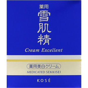 Kose Medicated Sekkisei Cream Excellent 50g Japan Rich Moisturizing Whitening Beauty Skincare