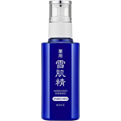 Kose Medicated Sekkisei Emulsion Enrich 140ml Japan Moisturizing Whitening Milky Lotion Beauty Skincare