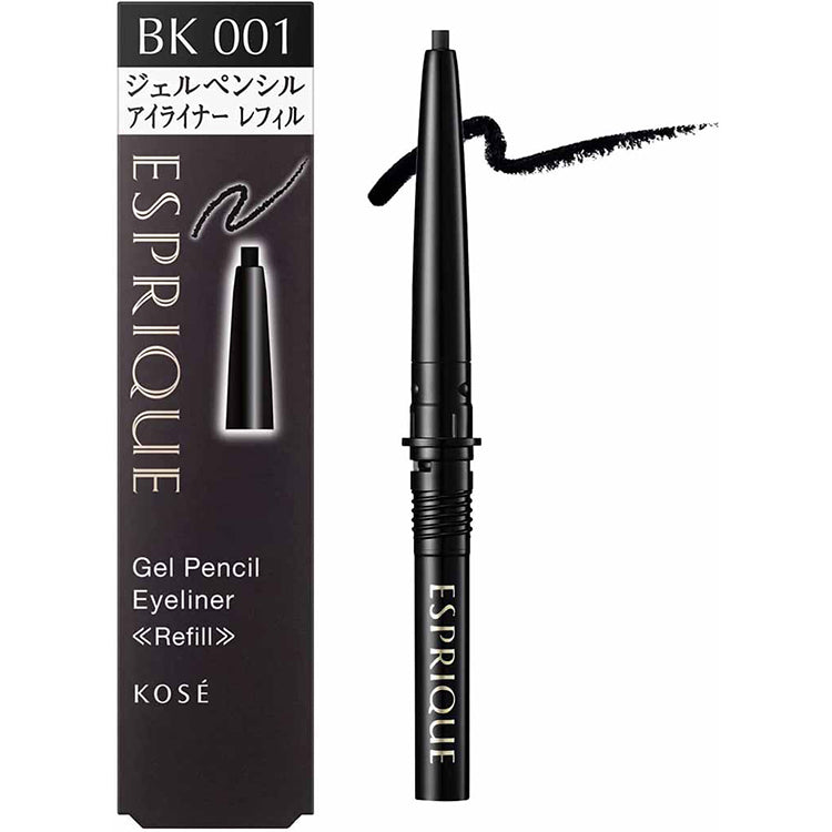 Gel Pencil Eyeliner Refill BK001 Black 0.1g