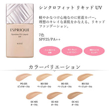 Load image into Gallery viewer, Synchro Fit Liquid UV Foundation PO-205 Pink Ocher 30g
