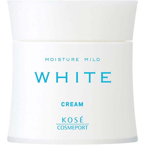 KOSE Cosmeport Moisture Mild White Cream 55g Japan Royal Jelly Vitamin C Whitening Beauty Skin Care
