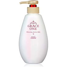 将图片加载到图库查看器，KOSE Grace One Medicinal Whitening Perfect Milk Moisturizer 230ml (Quasi-drug) Japan Extra Concentrated Vitamin C Beauty Skin Care
